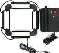 Sorgente luminosa a LED per microscopio, illuminazione a 4 barre laterali, angolo e luminosità regolabili, adattatore per microscopi stereoscopici e fotocamere