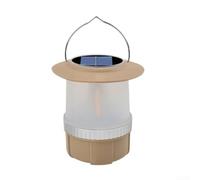 Sorgente luminosa portatile off-grid con pannello solare e manovella, ottimizzata per zaino in spalla e posizioni remote (B)