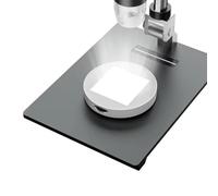 Sorgente luminosa trasmessa a LED con base per microscopio, luminosità regolabile, kit microscopio digitale alimentato tramite USB per osservazione precisa della microscopia (A)
