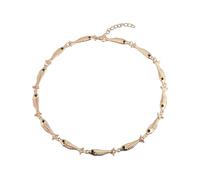 SORGERLY Collana da donna con ciondolo a forma di cuore grosso, con diversi ciondoli a forma di cuore, catena girocollo, idea regalo, Medio, Zinco, Non pietra preziosa