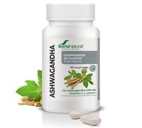 Soria Natural Ashwagandha KSM-66 Compresse - Con Vitamina C e Selenio - Prestazioni fisiche e mentali - Aiuta a mantenere l'energia - Equilibrio emotivo - 30 compresse