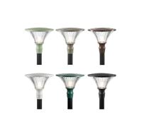 SORIANO TESTA PALO IN ALLUMINIO 6 COLORI IP65 MODERNO LAMPADINA ATTACCO E27