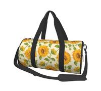 Sorie di girasole fresco stampate, Borsone da viaggio di grande capacità Borsa rotonda Borsa da viaggio sportiva Borsa da viaggio Borsa da fitness