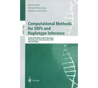 Sorin Istrail M Computational Methods for SNPs and Haplotype Inferen (Tascabile)