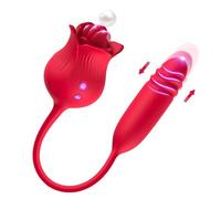 Sorprendela con un regalo delizioso ed elegante. Questo vibratore Rose combina estetica con funzionalità potenti