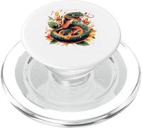 Sorprendente serpente tropicale giungla rettile design PopSockets PopGrip per MagSafe