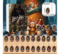 Sorpresa quotidiana animale 24 giorni acrilico da appendere addobbi per albero d