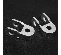 Sorpresa Riser 2 Pezzi Estensione Altezza Ammortizzatore Posteriore Moto Ampiamente Diffuso Argento Prolunga Sorpresa Pit Bike Ammortizzatore Moto Estensione Sorpresa