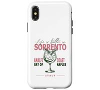 Sorrento La Vita È Meglio In Costiera Amalfitana Baia Di Napoli Italia Custodia per iPhone X/XS