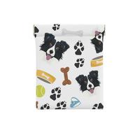 Sorridente cane Border Collie, Spremere il portafoglio superiore da donna Borsa portaoggetti Piccola portamonete Portamonete