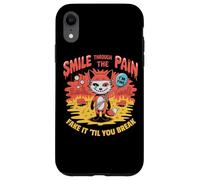 Sorridi attraverso il dolore Fallo finché non ti rompi Custodia per iPhone XR