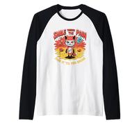 Sorridi attraverso il dolore Fallo finché non ti rompi Maglia con Maniche Raglan