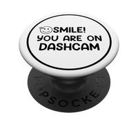Sorridi che sei su una dash cam filmati Dashcam registrazione video PopSockets PopGrip Adesivo