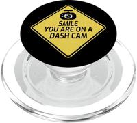 Sorridi che sei su una dash cam filmati Dashcam registrazione video PopSockets PopGrip per MagSafe