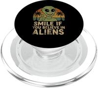 Sorridi se credi negli amanti della fantascienza alieni PopSockets PopGrip per MagSafe