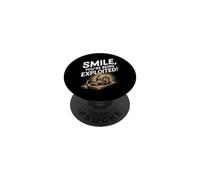 Sorridi Sei sfruttato Anti Capitalismo PopSockets PopGrip Adesivo