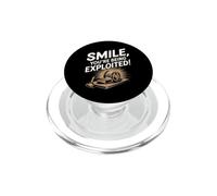 Sorridi Sei sfruttato Anti Capitalismo PopSockets PopGrip per MagSafe