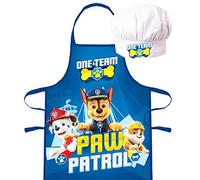 Sorrisini Grembiule Cucina Bambini, Set Chef Vestito Cuoco Bambino, Grembiule con Cappello Chef regolabile per dipingere da pittura, Costume Cuoco, 3-8 Anni