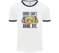Sorry Can'T Anime Bye Divertente Anti-social Uomo Ringer