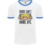 Sorry Can'T Anime Bye Divertente Anti-social Uomo Ringer