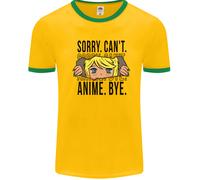 Sorry Can'T Anime Bye Divertente Anti-social Uomo Ringer