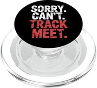 Sorry Can't Track Meet Atleta corridore Sprint ||- PopSockets PopGrip per MagSafe