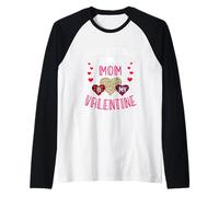 Sorry Girls Mommy Is My Valentine Hearts Leopardo e Plaid Maglia con Maniche Raglan