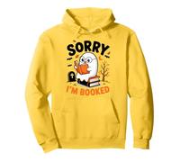 Sorry I am Booked Reading Nerd per Topi di Biblioteca Regalo Uomini Donne Felpa con Cappuccio
