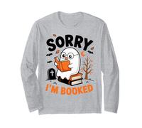Sorry I am Booked Reading Nerd per Topi di Biblioteca Regalo Uomini Donne Maglia a Manica