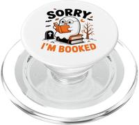 Sorry I am Booked Reading Nerd per topi di biblioteca Regalo Uomini Donne PopSockets PopGrip per MagSafe