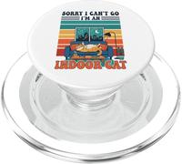 Sorry I Can't go I'm An Indoor Cat Funny Gaming Humor PopSockets PopGrip per MagSafe