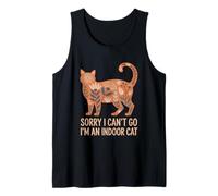 Sorry I Cant Go Im An Indoor Cat Introverts Homebodies Canotta