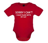 Sorry I Can'T , Have Piani With My Gatto - Bambino T-Shirt / Body - Animali