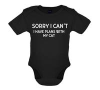 Sorry I Can'T , Have Piani With My Gatto - Bambino T-Shirt / Body - Animali
