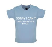 Sorry I Can'T , Have Piani With My Gatto - Bambino T-Shirt / Body - Animali