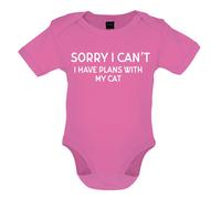 Sorry I Can'T , Have Piani With My Gatto - Bambino T-Shirt / Body - Animali