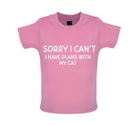 Sorry I Can'T , Have Piani With My Gatto - Bambino T-Shirt / Body - Animali