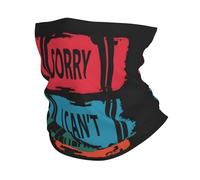 Sorry I Can't Hear You I'm Gaming Unisex Sciarpa Tubolare Elastico Copricollo Traspirante Passamontagna Tubolare per Montagna Trekking Estivo Moto