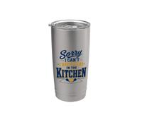 Sorry I Can't I Have Plans in the Kitchen Funny Pickleball Bicchiere termico in acciaio inox doppia parete