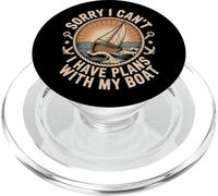 Sorry I Can't I Have Plans with My Boat Sailing Captain PopSockets PopGrip per MagSafe