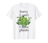 Sorry i Can't i Have Plants. Monstera Maglietta