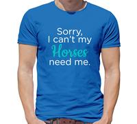 Sorry I Can'T il Mio Cavalli Needs Me - T-Shirt - da Moto Corsa Love Fattore