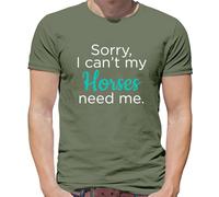 Sorry I Can'T il Mio Cavalli Needs Me - T-Shirt - da Moto Corsa Love Fattore