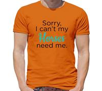 Sorry I Can'T il Mio Cavalli Needs Me - T-Shirt - da Moto Corsa Love Fattore