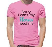 Sorry I Can'T il Mio Cavalli Needs Me - T-Shirt - da Moto Corsa Love Fattore