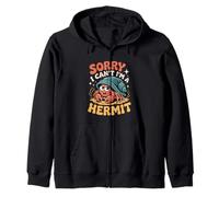 Sorry I Can't I'm A Hermit Scusa intrecciata mosse ---- Felpa con Cappuccio