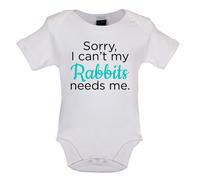 Sorry I Can'T My Conigli Needs Me - T-Shirt / Body - Nano Lop Olandese