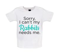 Sorry I Can'T My Conigli Needs Me - T-Shirt / Body - Nano Lop Olandese