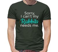 Sorry I Can'T My Conigli Needs Me - T-Shirt - Nano Lop Olandese Coniglio