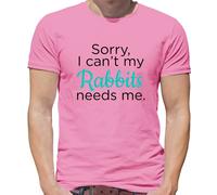 Sorry I Can'T My Conigli Needs Me - T-Shirt - Nano Lop Olandese Coniglio